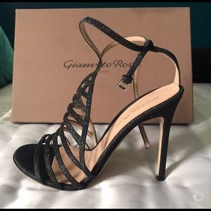 Black heel sandal